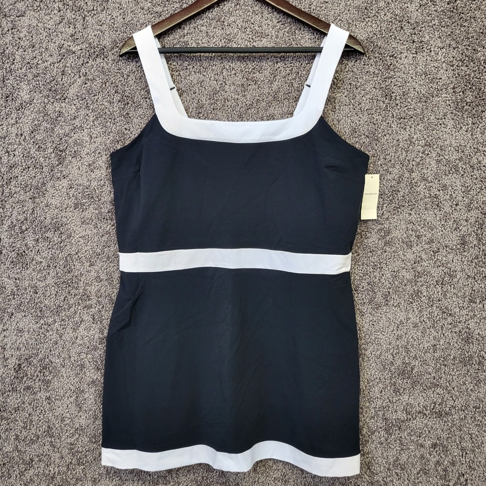 Abercrombie & Fitch Women Traveler Mini Dress Built-In Shorts Contrast Trim XL